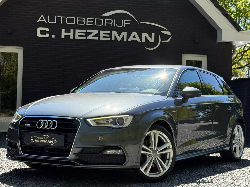 Audi A3 Sportback 1.8 TFSI 180-PK 3X S LINE DAYTONA AUTOMAAT ADAP CRUISE NAVIGATIE LED