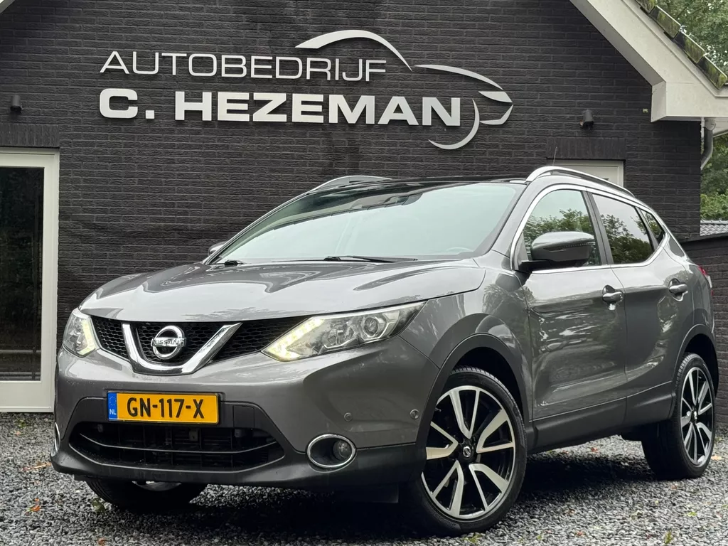 Nissan Qashqai 1.2 Tekna Bomvol PANO NAVI LEER XENON LED CRUISE CONTROL AUTOMAAT