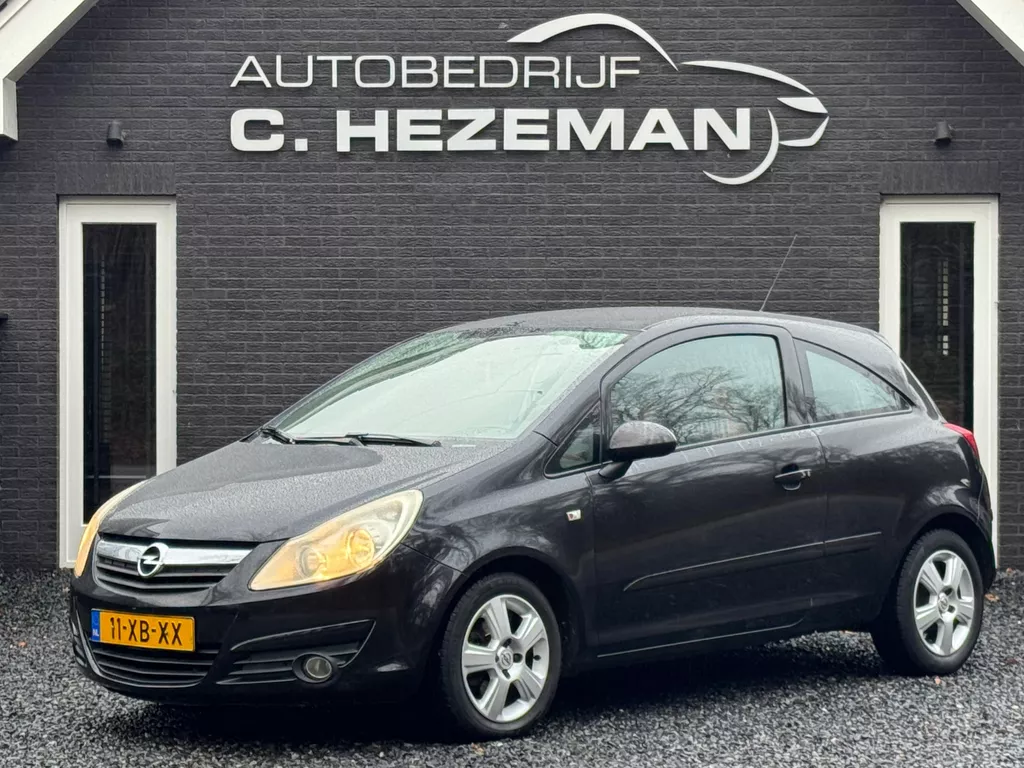 Opel Corsa 1.2-16V Enjoy inruilkoopje Rood Interieur Airco MF Stuurwiel Airco Sportvelgen