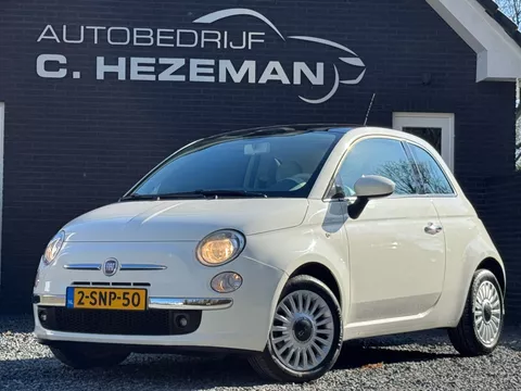 Fiat 500 1.2 Lounge Panoramadak Sportvelgen Airco 112dkm NAP