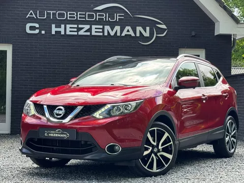 Nissan Qashqai 1.2 Tekna 1E eigenaar DealerOH BOMVOL OPTIES 360 Camera PANO NAVI CRUISE